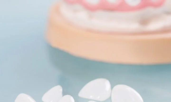 photo of porcelain veneer teeth mould